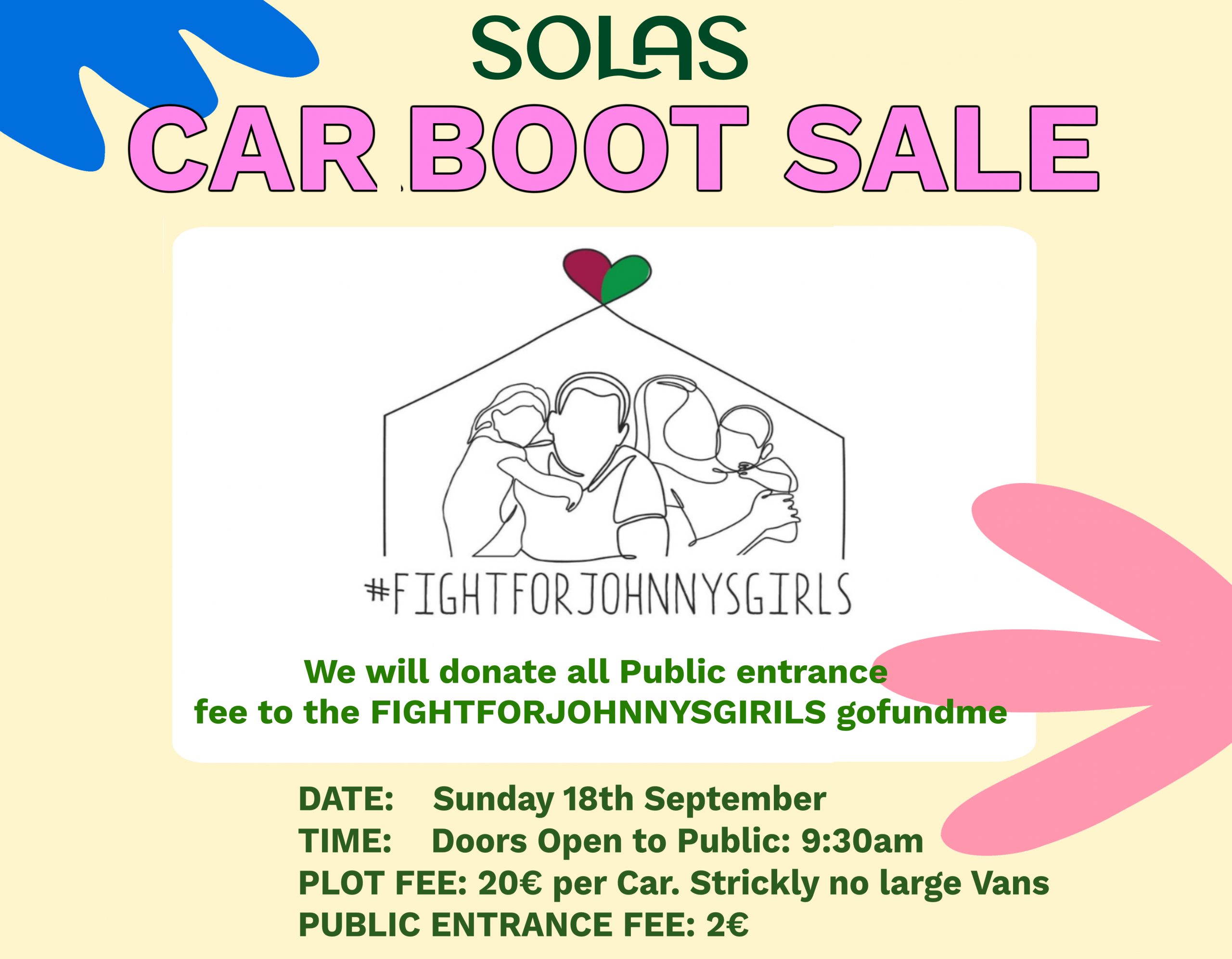 SOLAS Car Boot Sale this September